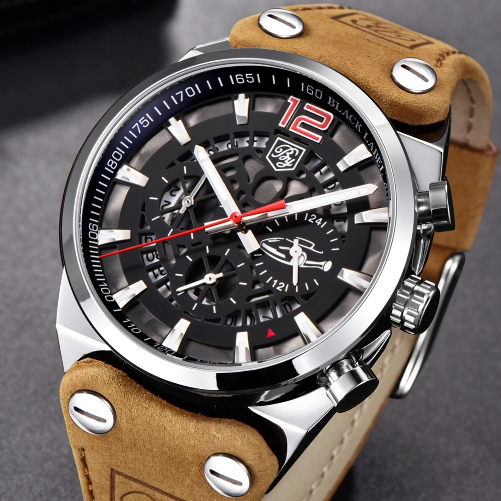 BENYAR Brand Men Watches Skeleton Military Chronograph Quartz Man Outdoor Big Dial Sport Watch Army Male Clock Relogio Masculino
BENYAR Brand Men Watches Skeleton Military Chronograph Quartz Man Outdoor Big Dial Sport Watch Army Male Clock Relogio Masculino