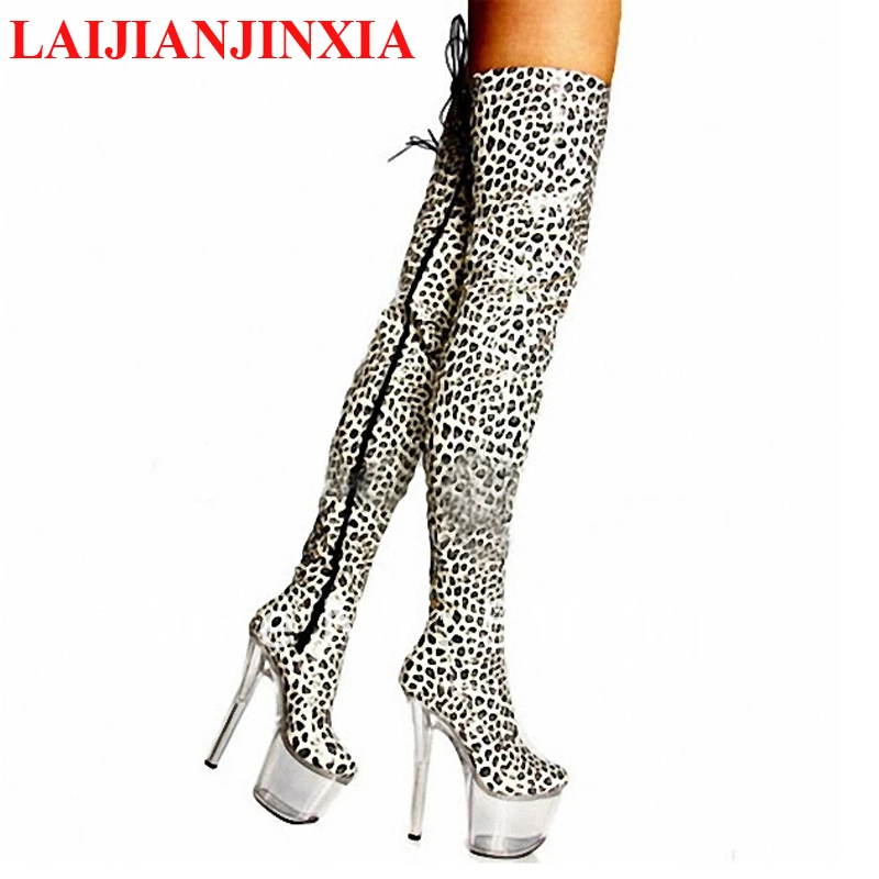 LAIJIANJINXIA Sexy 20cm High Heel Over The Knee Boots PU Leather High Boots Sexy Shoes Night Club Platform Pole Dance Shoes
LAIJIANJINXIA Sexy 20cm High Heel Over The Knee Boots PU Leather High Boots Sexy Shoes Night Club Platform Pole Dance Shoes