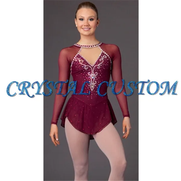 2016 Custom Ice Skating Dresses For Girls New Brand Vogue Figure Skating Competition Dress For Women DR3056
2016 Custom Ice Skating Dresses For Girls New Brand Vogue Figure Skating Competition Dress For Women DR3056