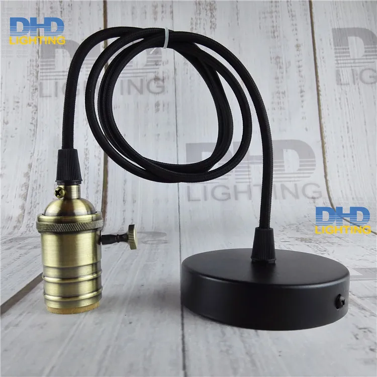 Antique color finish brass key socket lighting fixture vintage E27 DIY hanging lamp copper material quality drop light 110V/220V
Antique color finish brass key socket lighting fixture vintage E27 DIY hanging lamp copper material quality drop light 110V/220V