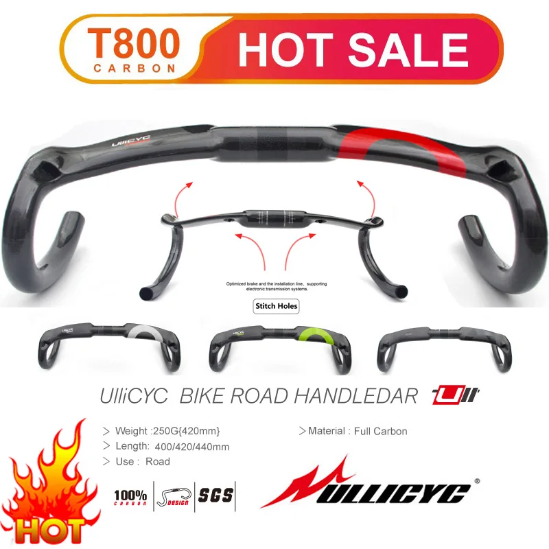 Ultra-light superstrong Semi-Circle Road Bike Handlebar Bent Bar Ultralight Carbon Fiber Bicycle Handlebar 31.8mm*400/420/440mm
Ultra-light superstrong Semi-Circle Road Bike Handlebar Bent Bar Ultralight Carbon Fiber Bicycle Handlebar 31.8mm*400/420/440mm