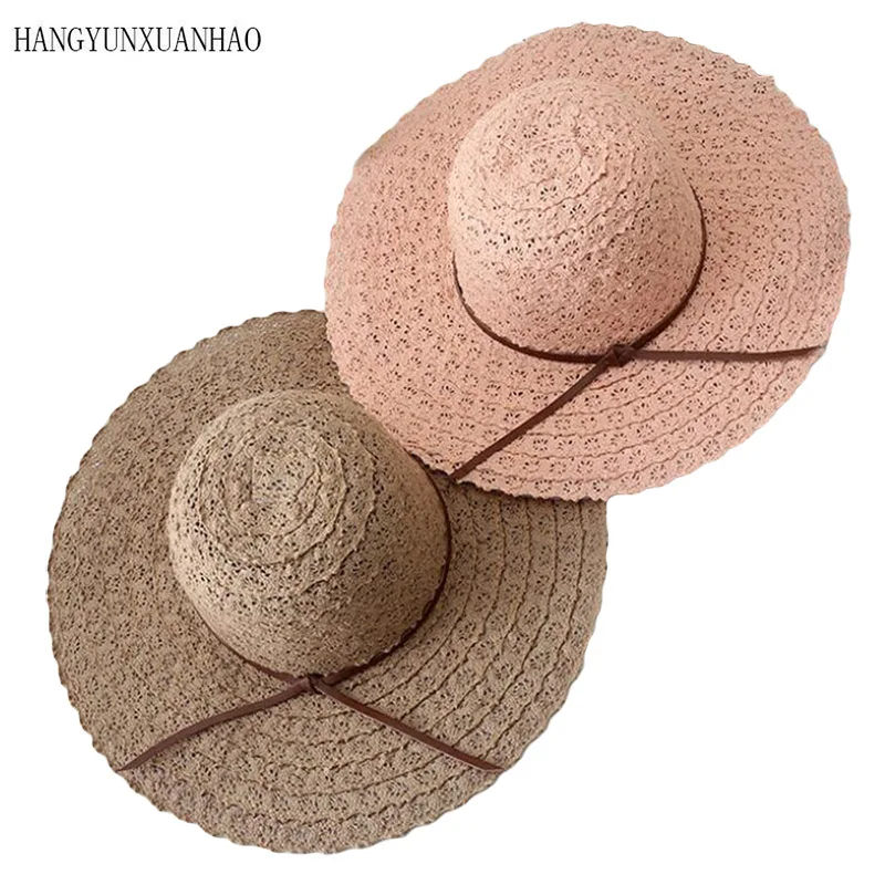 HANGYUNXUANHAO Summer Hats for Women Fashion Design Women Beach Sun Hat Foldable Brimmed Straw Hat
HANGYUNXUANHAO Summer Hats for Women Fashion Design Women Beach Sun Hat Foldable Brimmed Straw Hat