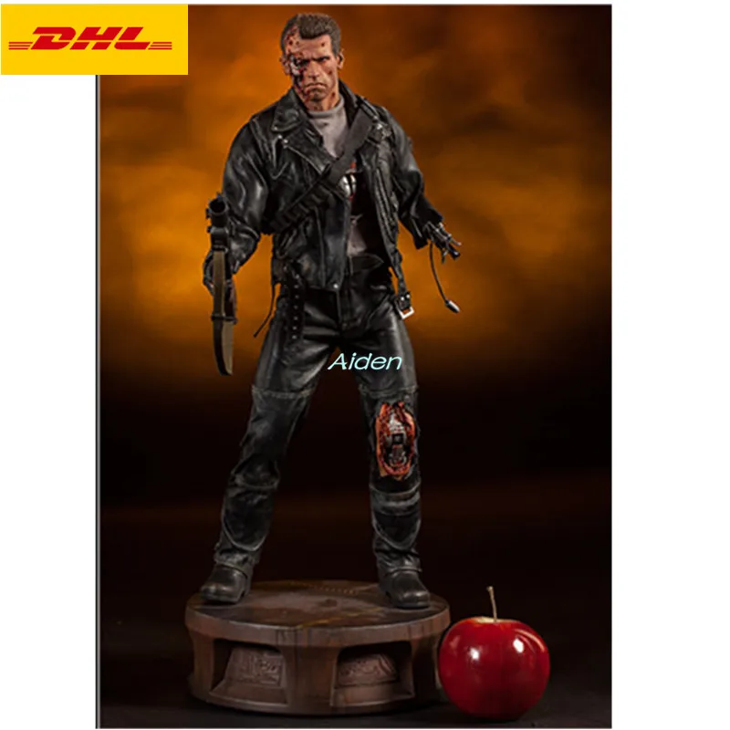 

21" The Terminator Statue T-800 Bust Battle Damaged Ver Full-Length Portrait PF Arnold GK Action Figure Toy BOX 53CM B987