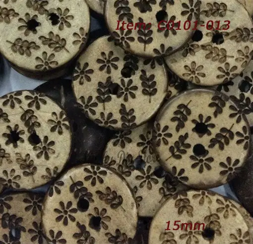 15mm laser leaves coconut button for diy craft accessories 15mm natural buttons wooden/coconut for kids clothes
15mm laser leaves coconut button for diy craft accessories 15mm natural buttons wooden/coconut for kids clothes