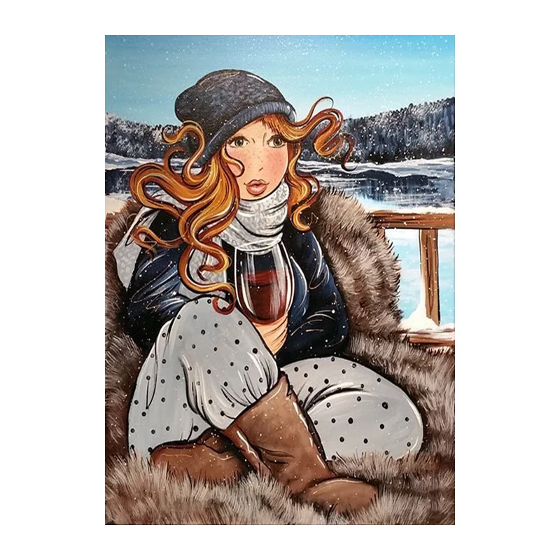 New 5D Square Diamond Painting Sexy Women Cross Stitch Diamond Embroidery Fat Lady Winter Full Round Diamond Mosaic Rhinestones
New 5D Square Diamond Painting Sexy Women Cross Stitch Diamond Embroidery Fat Lady Winter Full Round Diamond Mosaic Rhinestones