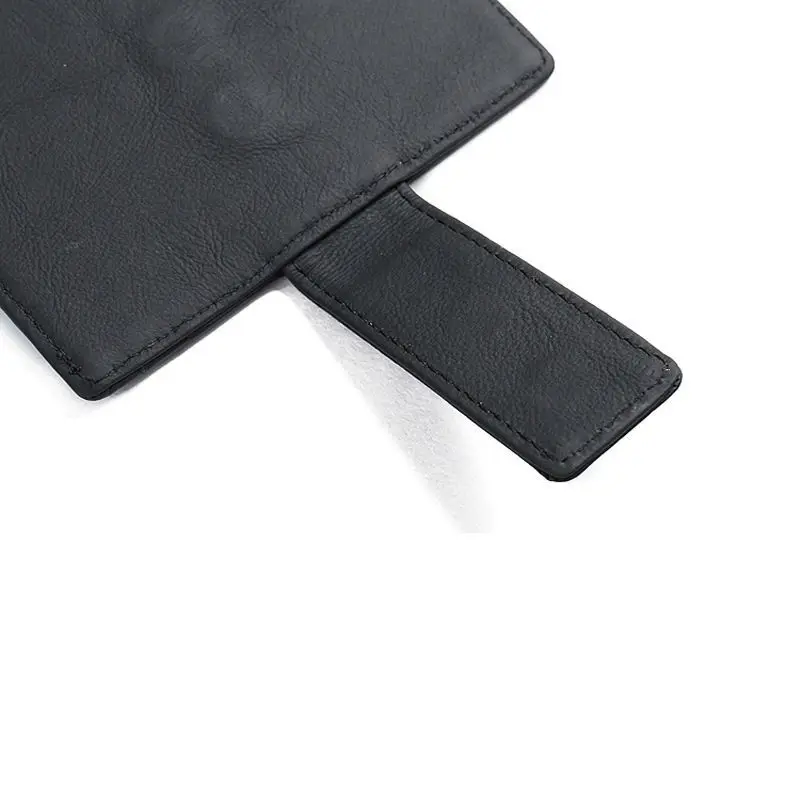 Мужской кожаный бумажник высокого качества для путешествий тонкий Rfid передний