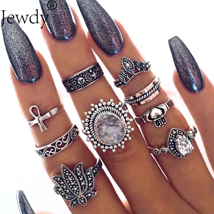 Jewdy New Arrival Bohemia Knuckle Ring Set for Women Vintage Anel Aneis Bague Femme Stone Midi Finger Rings Boho Jewelry
Jewdy New Arrival Bohemia Knuckle Ring Set for Women Vintage Anel Aneis Bague Femme Stone Midi Finger Rings Boho Jewelry