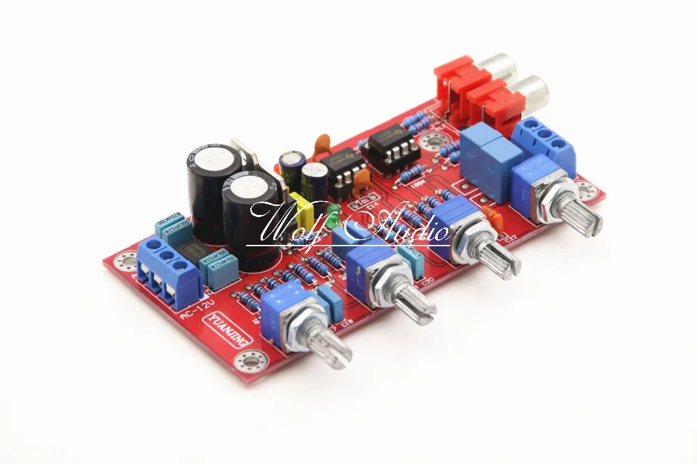 Assemble Hi-Fi NE5532 Power Amplifier Volume Adjustment Board Treble / Midrange / Bass Adjustment Board
Assemble Hi-Fi NE5532 Power Amplifier Volume Adjustment Board Treble / Midrange / Bass Adjustment Board