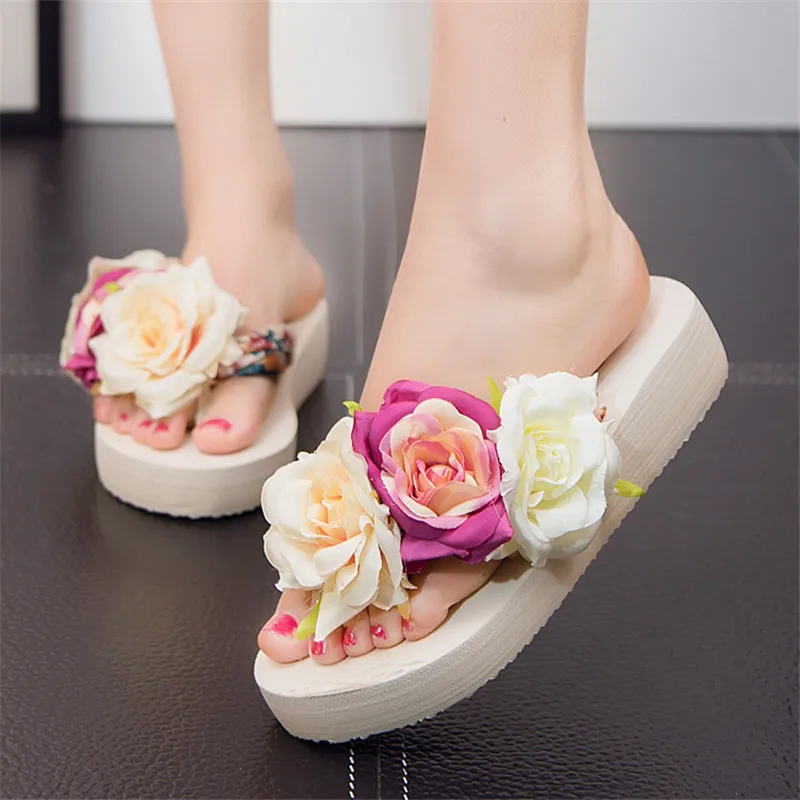 XMISTUO Beach Shoes Holiday Vacation Handmade Three-Dimensional Beautiful Flowers Flip Flops With Thick Non-Slip Slippers
XMISTUO Beach Shoes Holiday Vacation Handmade Three-Dimensional Beautiful Flowers Flip Flops With Thick Non-Slip Slippers
