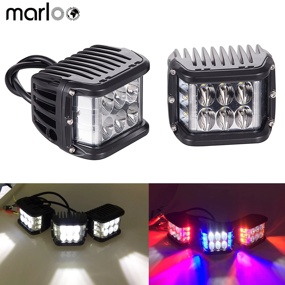 Marloo 2x LED Dual Side Shooter LED Light 4 Inch 36W LED Pod Off Road Driving Flashing light For Car Truck Jeep Pickup Boat SUV
Marloo 2x LED Dual Side Shooter LED Light 4 Inch 36W LED Pod Off Road Driving Flashing light For Car Truck Jeep Pickup Boat SUV