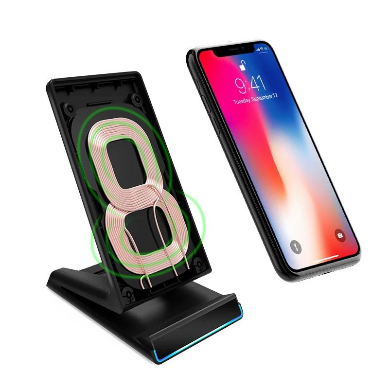 Z Design Qi Wireless Charger For iPhone XS Max XR X 8 Fast Charging Desk Phone Holder Samsung Galaxy Note9 S9 S8 | Мобильные