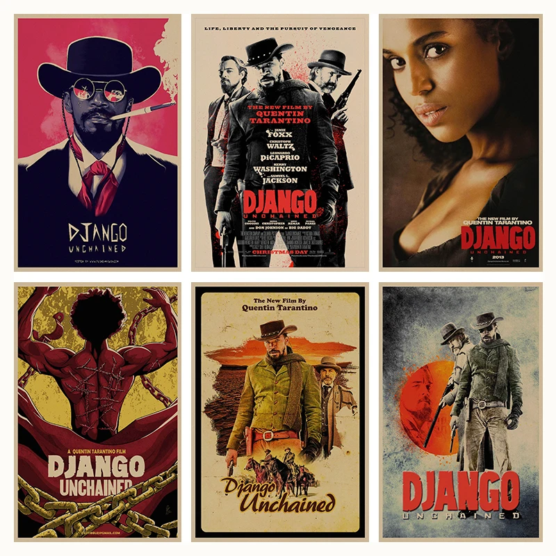 Django Unchained Quentin Tarantino retro Poster Retro Kraft Paper Bar Cafe Home Decor Painting Wall Sticker
Django Unchained Quentin Tarantino retro Poster Retro Kraft Paper Bar Cafe Home Decor Painting Wall Sticker