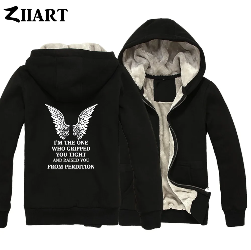 Angel wing Supernatural CASTIEL gripped raised you perdition Girls Woman Full Zip Autumn Winter Plus Velvet Parkas ZIIART
Angel wing Supernatural CASTIEL gripped raised you perdition Girls Woman Full Zip Autumn Winter Plus Velvet Parkas ZIIART