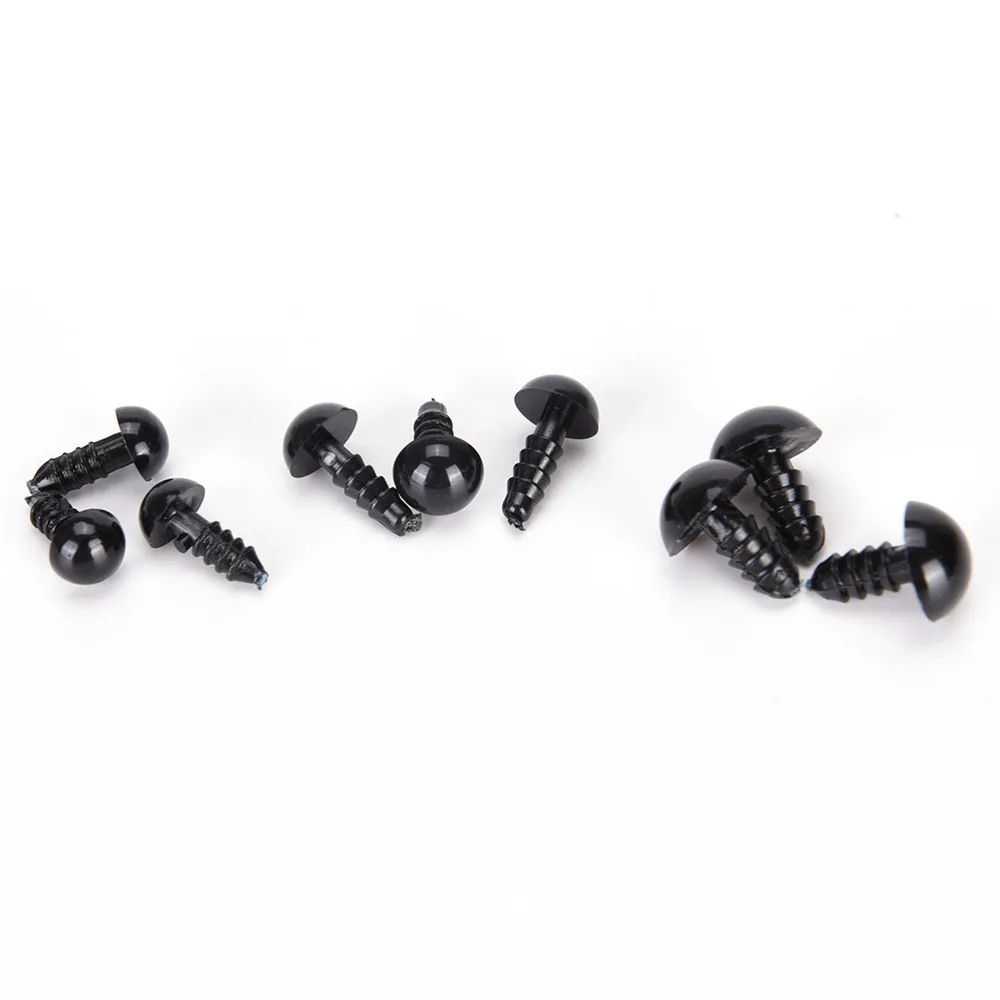 100pcs 6mm/8mm/9mm/10mm/12mm Plastic Black Doll Puppet Eyes Animal Crafts Safety Eyes For Teddy Bear Children DIY Toys
100pcs 6mm/8mm/9mm/10mm/12mm Plastic Black Doll Puppet Eyes Animal Crafts Safety Eyes For Teddy Bear Children DIY Toys