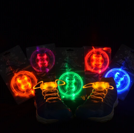 

5 Set Party Skating Charming LED Flash Light Up Glow Shoelaces Shoe Laces Shoestrings