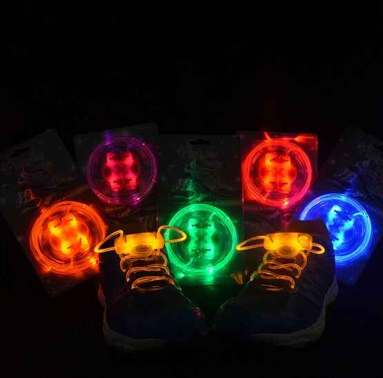 5 Set Party Skating Charming LED Flash Light Up Glow Shoelaces Shoe Laces Shoestrings | Игрушки и хобби