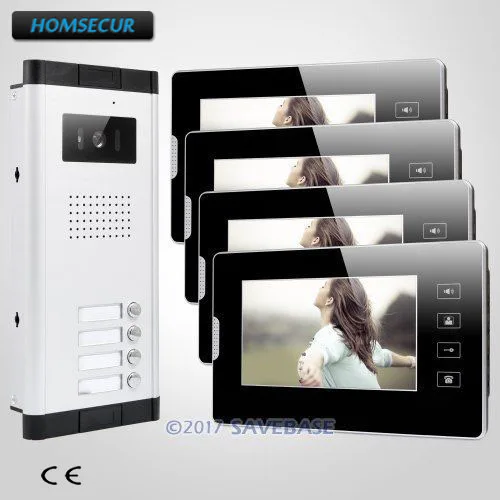 HOMSECUR 7" Hands-free Video Door Intercom System Support Electric Lock for House/Flat
HOMSECUR 7" Hands-free Video Door Intercom System Support Electric Lock for House/Flat