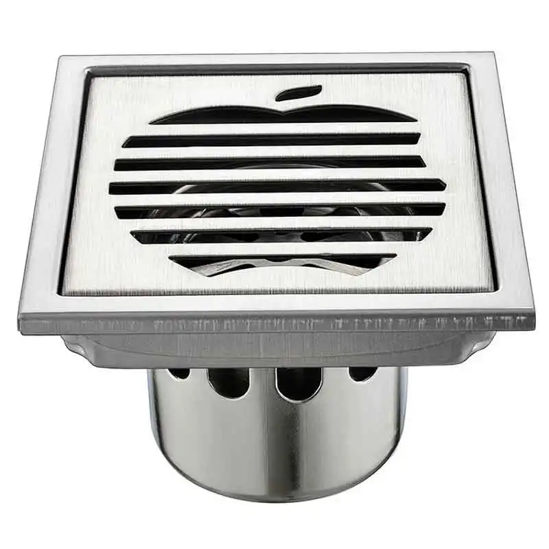 BESTTEN 4 Inch Square Shower Floor Drain, SUS304 Stainless Steel, Square Hole Grate Insert, 2 Inch Outlet, CUPC
BESTTEN 4 Inch Square Shower Floor Drain, SUS304 Stainless Steel, Square Hole Grate Insert, 2 Inch Outlet, CUPC