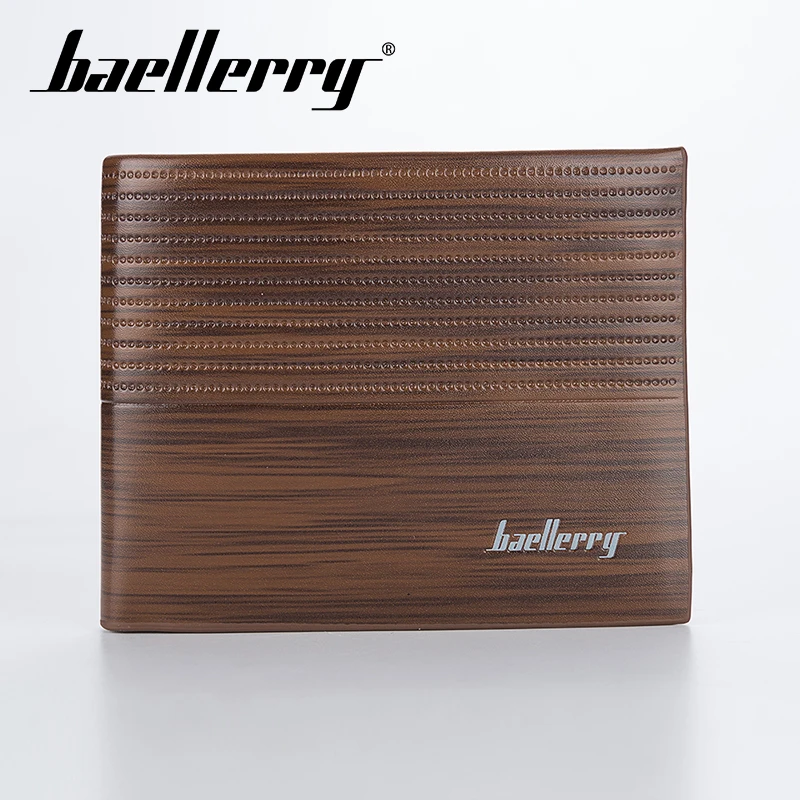 Baellerry Men Solid Wood Grain Short Wallet PU Leather Clip No Zipper Wallet Coin Pocker Card Holder Photo Holder Wallet Casual
Baellerry Men Solid Wood Grain Short Wallet PU Leather Clip No Zipper Wallet Coin Pocker Card Holder Photo Holder Wallet Casual