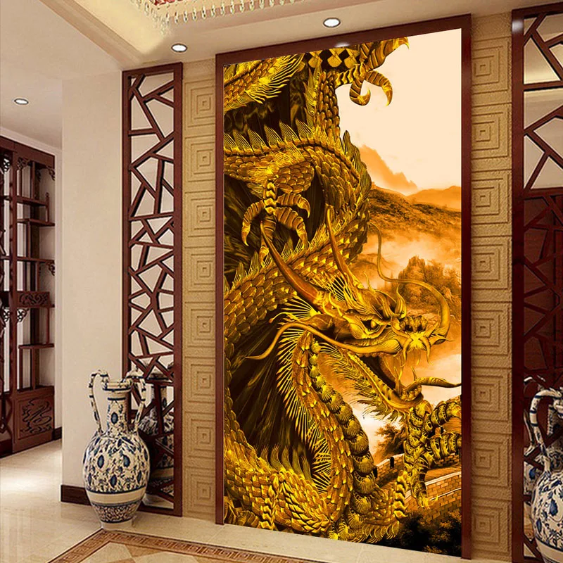 Golden Dragon wallpaper Custom photo wallpaper 3D of wall paper Bedroom living room TV background wall covering Mural wallpaper
Golden Dragon wallpaper Custom photo wallpaper 3D of wall paper Bedroom living room TV background wall covering Mural wallpaper