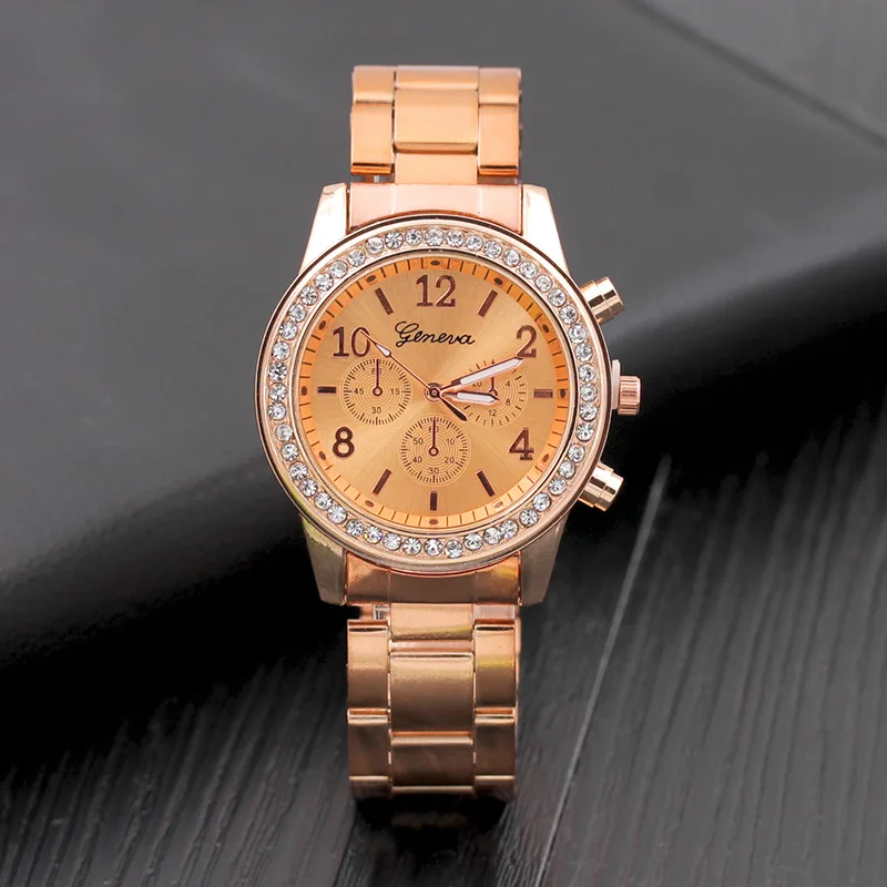 Fashion Luxury Women Watches Rose Gold Watches Women Stainless Steel Quartz Wristwatches Women Rhinestone Watches dames horloge
Fashion Luxury Women Watches Rose Gold Watches Women Stainless Steel Quartz Wristwatches Women Rhinestone Watches dames horloge