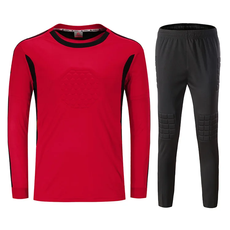 New Soccer Goalkeeper Jerseys Sets Kids Men Sponge Football Goal Keeper Tracksuit Uniforms Kits Goalie Training Tops Pants Suits
New Soccer Goalkeeper Jerseys Sets Kids Men Sponge Football Goal Keeper Tracksuit Uniforms Kits Goalie Training Tops Pants Suits