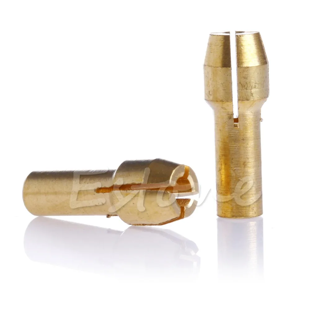 10Pc 4.8mm Shank 0.5-3.2mm Brass Drill Chucks Collet Bits for Dremel Rotary Tool H02
10Pc 4.8mm Shank 0.5-3.2mm Brass Drill Chucks Collet Bits for Dremel Rotary Tool H02