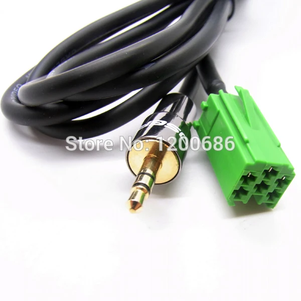 3.5mm Auxiliary Jack to CD port Head unit adaptor lead for Renault 2005-2011 Models
3.5mm Auxiliary Jack to CD port Head unit adaptor lead for Renault 2005-2011 Models