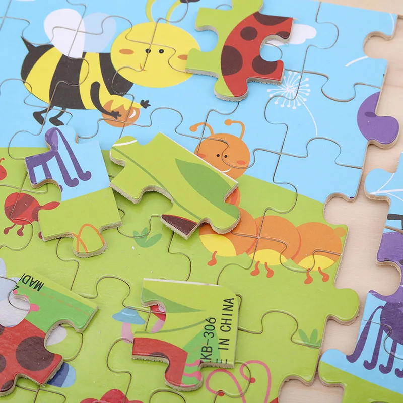 Cartoon Wooden Puzzle Toy Creative Educational Baby Kids Funny Jigsaw Early Education Toys Children Gift
Cartoon Wooden Puzzle Toy Creative Educational Baby Kids Funny Jigsaw Early Education Toys Children Gift