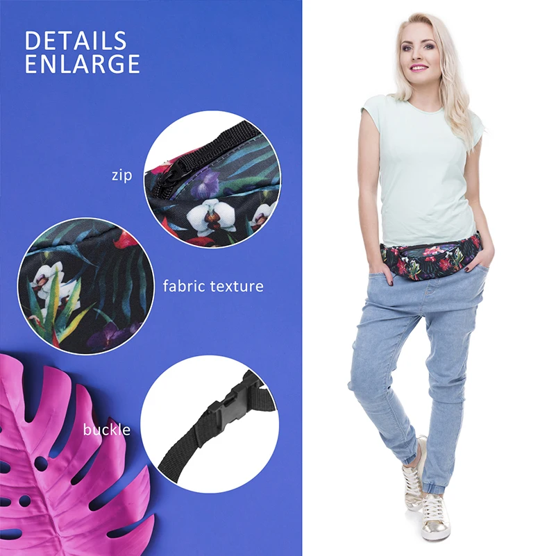 Practical Casual Women's Pockets 3D Printing Print Pockets New Pockets Fashion Outdoor Sports Waist Mobile Phone Bag Travel Bag
Practical Casual Women's Pockets 3D Printing Print Pockets New Pockets Fashion Outdoor Sports Waist Mobile Phone Bag Travel Bag