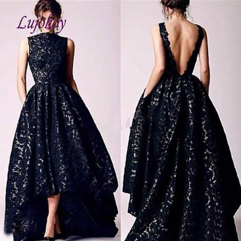 Black Long Lace Evening Dresses Party Plus Size Sexy Backless Women Ladies Elegant Prom Formal Evening Gowns
Black Long Lace Evening Dresses Party Plus Size Sexy Backless Women Ladies Elegant Prom Formal Evening Gowns