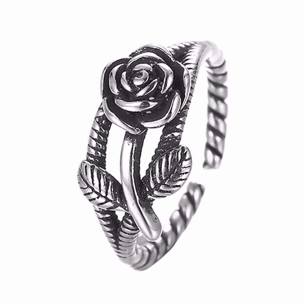 Kinitial Cute Twristed Finger Wrap Rings 3D Rose Flower Leaf Open Ring Jewelry for Women Valentine's Day Gift
Kinitial Cute Twristed Finger Wrap Rings 3D Rose Flower Leaf Open Ring Jewelry for Women Valentine's Day Gift
