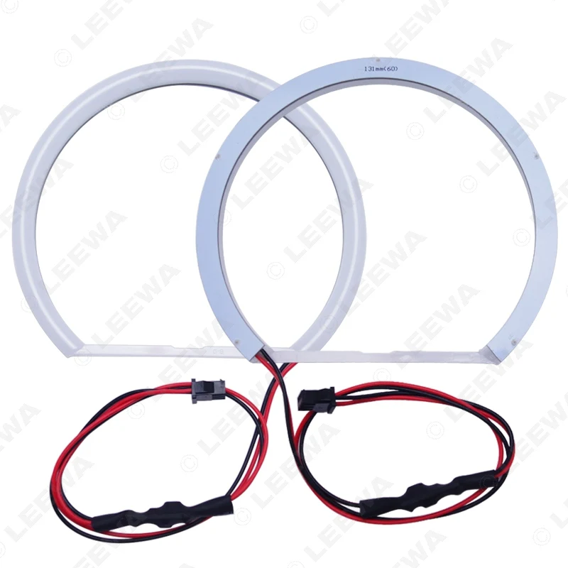 LEEWA 2X13 1 мм/2x115мм автомобильные кольца хлопковые фары SMD светодиодный ангельские