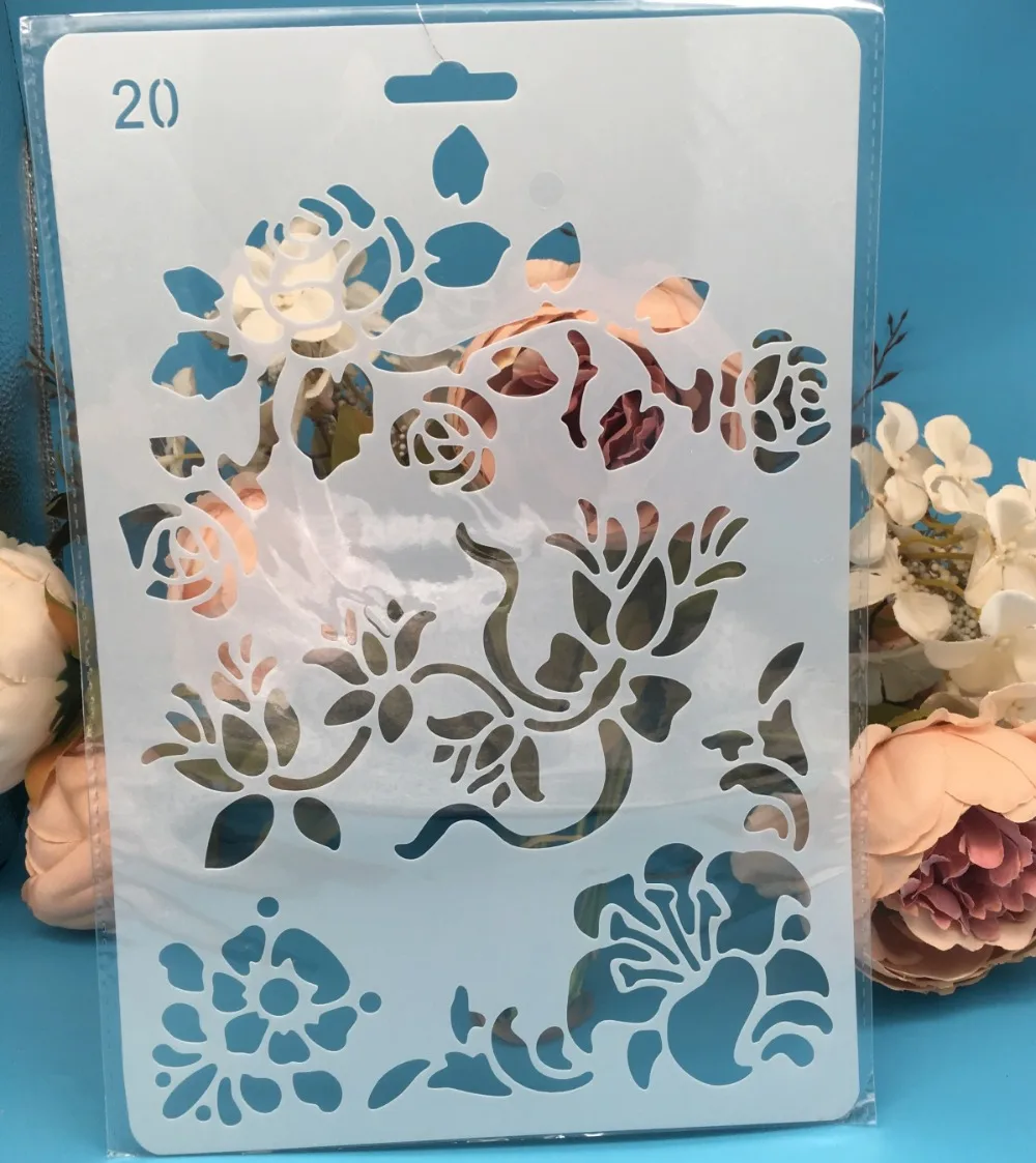 27.5X19cm Flower DIY Craft Layering Stencils Painting Scrapbooking Stamping Embossing Album Paper Card Template
27.5X19cm Flower DIY Craft Layering Stencils Painting Scrapbooking Stamping Embossing Album Paper Card Template
