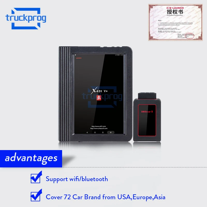 Launch X431 V+ Wifi/Bluetooth Universal Auto Car Diagnostic Scanner with Launch X431 V + 10.1inch Tablet
Launch X431 V+ Wifi/Bluetooth Universal Auto Car Diagnostic Scanner with Launch X431 V + 10.1inch Tablet