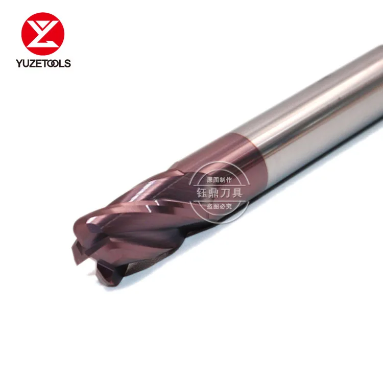 YUZETOOLS1.0mm with 12mm shank and 4 Flutes Corner Radius EndMills CNC router bits
YUZETOOLS1.0mm with 12mm shank and 4 Flutes Corner Radius EndMills CNC router bits