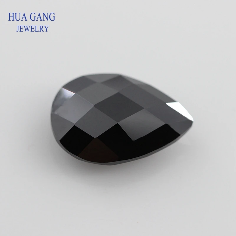 Black CZ Stone Pear Shape Double CheckerBoard Synthetic Gems Cubic Zirconia For Jewelry 4x6~13x18mm Wholesale Free Shipping
Black CZ Stone Pear Shape Double CheckerBoard Synthetic Gems Cubic Zirconia For Jewelry 4x6~13x18mm Wholesale Free Shipping