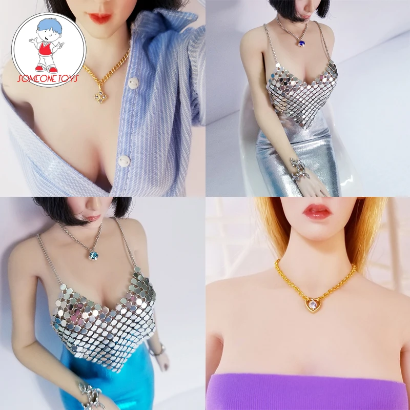 1/6 Scale Pendent Diamond Necklace Rings Model Women Choker For 12 inches Female Action Figure Dolls Accessories
1/6 Scale Pendent Diamond Necklace Rings Model Women Choker For 12 inches Female Action Figure Dolls Accessories
