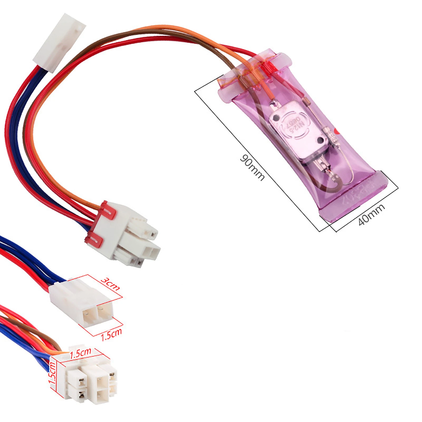 AC 250V 10A Temperature Sensor Probe Universal Refrigerator Defrosting Sensor Temperature 5k Sensor Probe Parts
AC 250V 10A Temperature Sensor Probe Universal Refrigerator Defrosting Sensor Temperature 5k Sensor Probe Parts