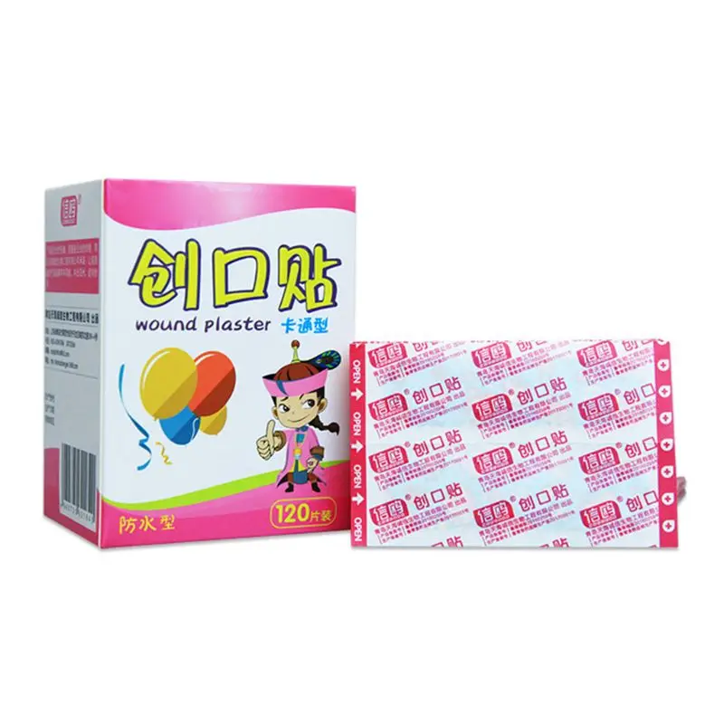 120 Pcs/box Cartoon Band-aid Cute Mini Children Breathable Waterproof Bandage Medical ok Bandages Hemostatic Patch
120 Pcs/box Cartoon Band-aid Cute Mini Children Breathable Waterproof Bandage Medical ok Bandages Hemostatic Patch