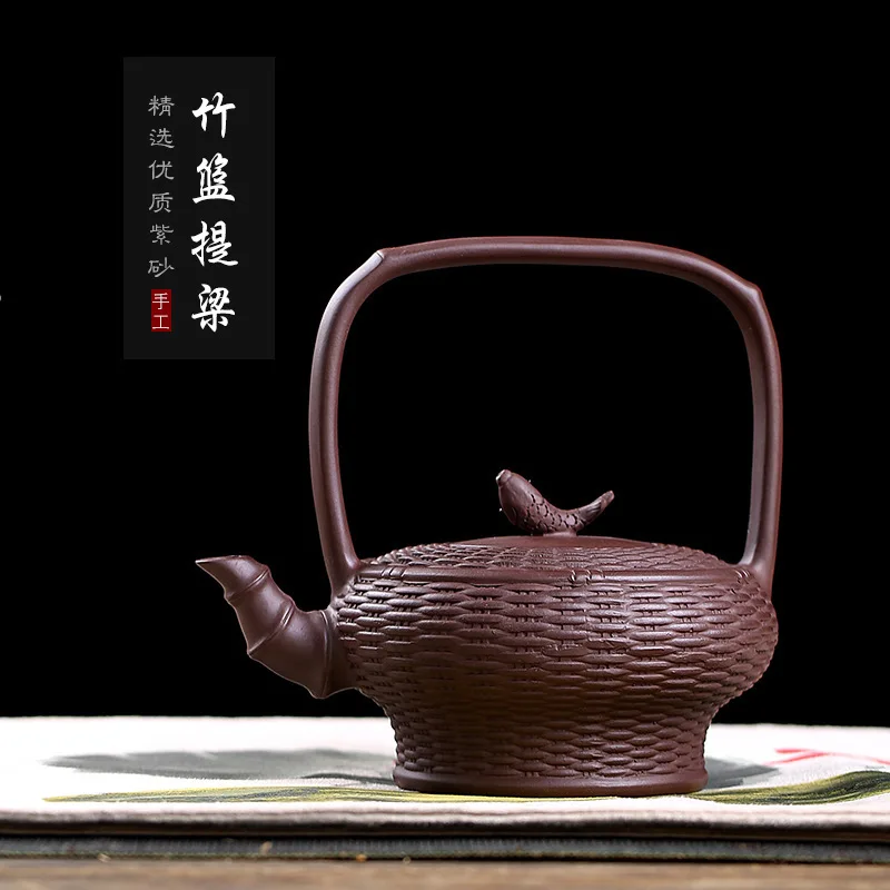 customized raw ore Purple mud pure hand-made authentic bamboo basket ladle tea set gift customized agent delivery
customized raw ore Purple mud pure hand-made authentic bamboo basket ladle tea set gift customized agent delivery