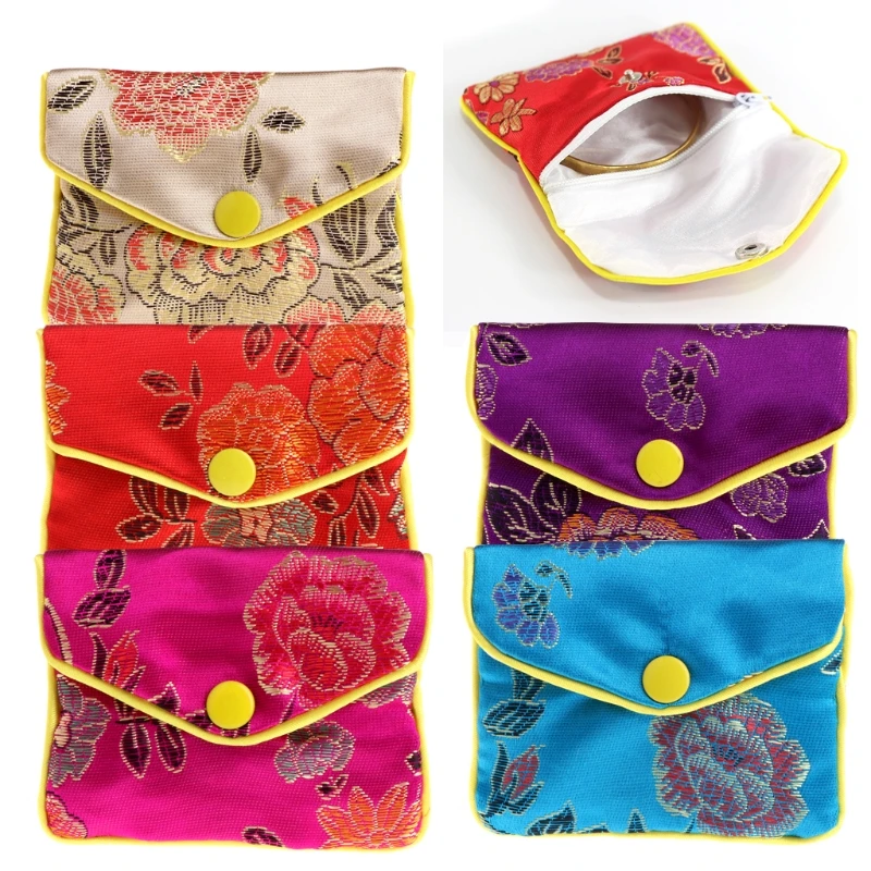 New Jewelry Storage Bags Silk Chinese Tradition Pouch Purse Gifts Jewels Organizer Purple Red Light Yellow Blue Rose Red 6x8cm
New Jewelry Storage Bags Silk Chinese Tradition Pouch Purse Gifts Jewels Organizer Purple Red Light Yellow Blue Rose Red 6x8cm
