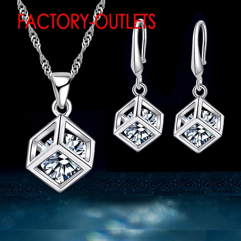 925 Sterling Silver Necklaces Earrings Jewelry Sets Fashion Jewelry Square Cubic Zirconia Women Girls Engagement Anniversary
925 Sterling Silver Necklaces Earrings Jewelry Sets Fashion Jewelry Square Cubic Zirconia Women Girls Engagement Anniversary