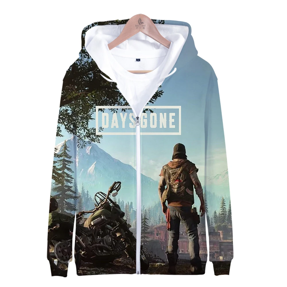 Мужские пальто на молнии с 3D принтом Zombie Game days gone, модная Толстовка высокого качества на молнии, демисезонное пальто размера плюс
Мужские пальто на молнии с 3D принтом Zombie Game days gone, модная Толстовка высокого качества на молнии, демисезонное пальто размера плюс