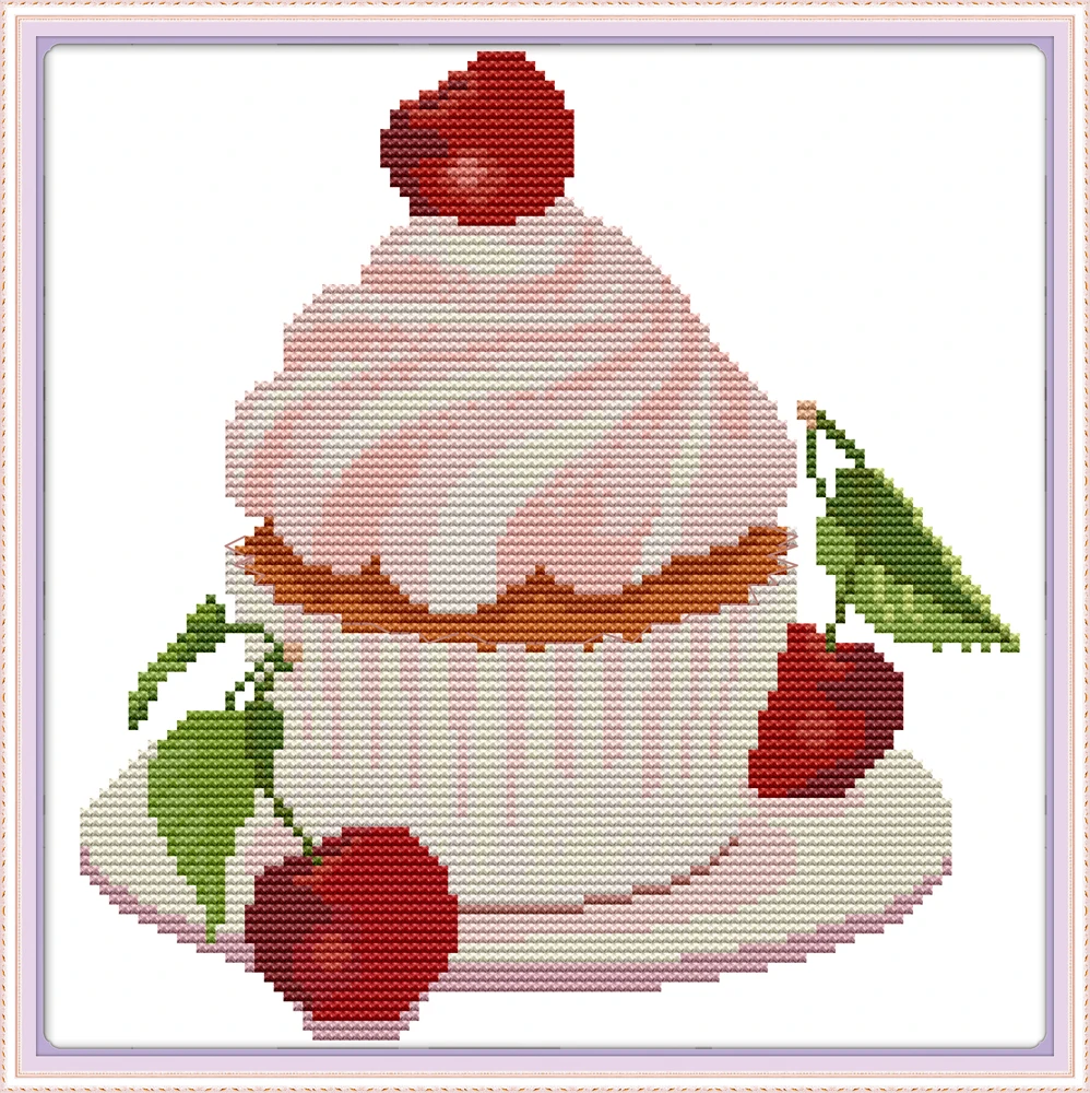 Strawberry Ice Cream cross stitch kit aida 14ct 11ct count print canvas cross stitches needlework embroidery DIY handmade
Strawberry Ice Cream cross stitch kit aida 14ct 11ct count print canvas cross stitches needlework embroidery DIY handmade