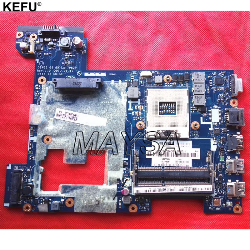 Материнская плата для ноутбука Lenovo G580 P580 QIWG5_G6_G9 15 6 дюйма USB3.0 чипсет HM76|laptop