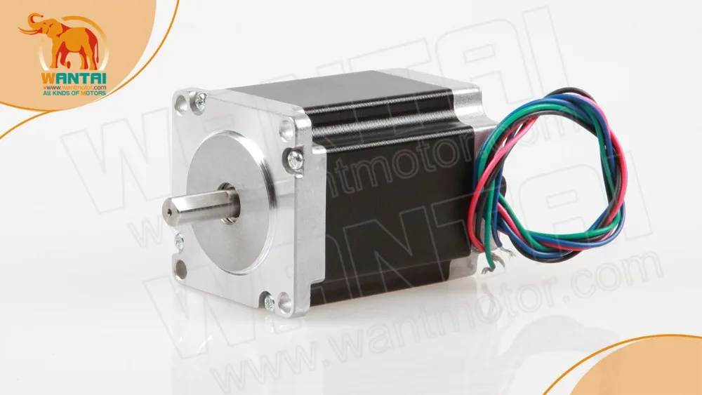 Шаговый двигатель Wantai Nema23 23HS6630P1 X1 с одним валом 141oz in 56 мм 3A CE ROHS ISO CNC роутер