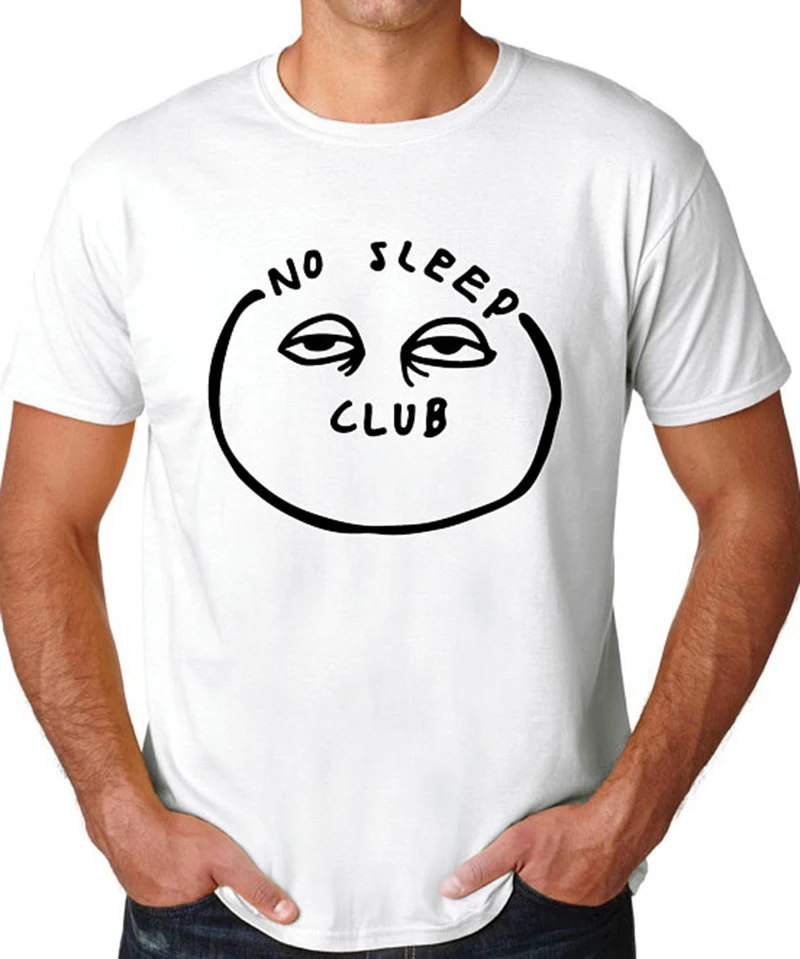 T Shirt Men Mens Tops Kawaii Cotton Tshirt No Sleep Club Shirt Funny Casual T-shirt Plus Size White Grey Streetwear XS-XXXL
T Shirt Men Mens Tops Kawaii Cotton Tshirt No Sleep Club Shirt Funny Casual T-shirt Plus Size White Grey Streetwear XS-XXXL