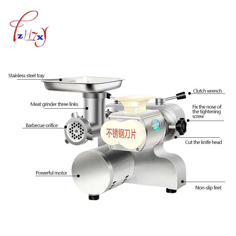 Commercial Electric meat slicer meat grinder Stainless Steel Desktop Type Meat Cutter and grinder function 1pc
Commercial Electric meat slicer meat grinder Stainless Steel Desktop Type Meat Cutter and grinder function 1pc