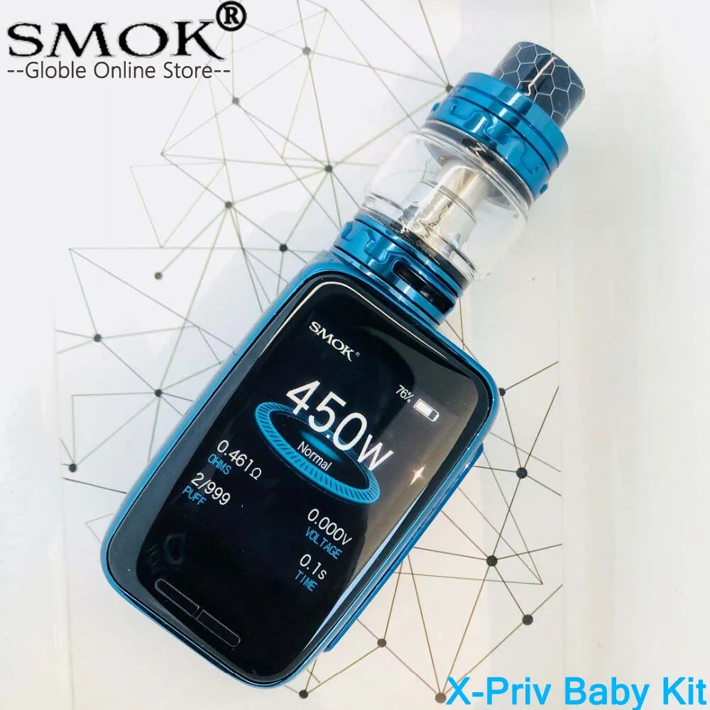 Оригинальный SMOK X PRIV комплект для малышей 80 Вт Priv Baby Mod TFV12 большой ребенок принц